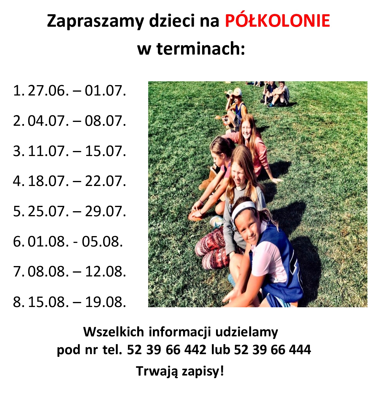 Półkolonie lato 2022